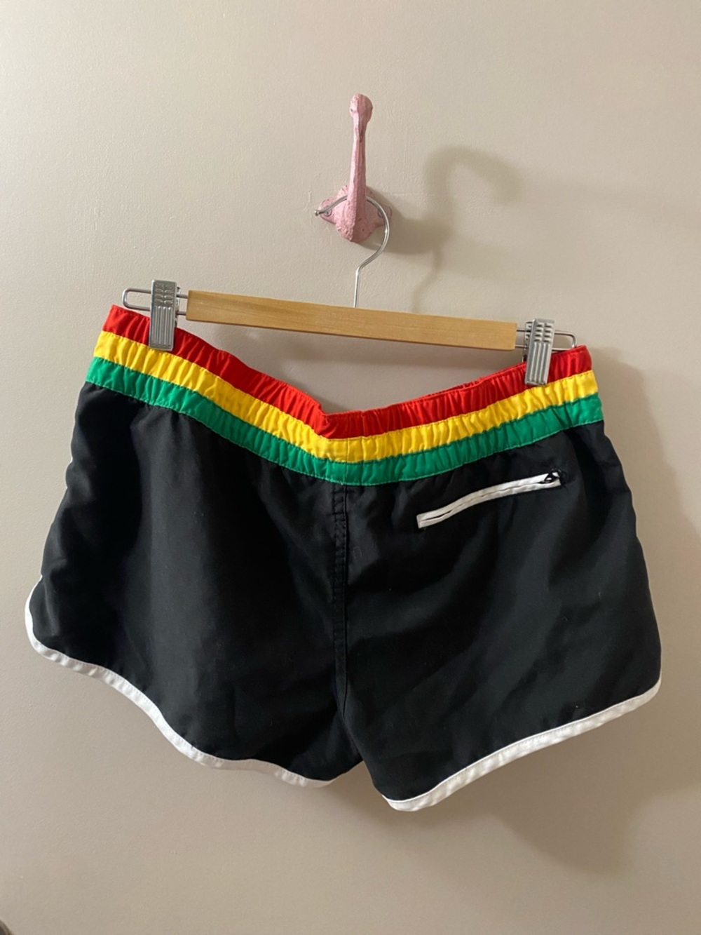 Vintage Roxy Rasta Swim Shorts - Picture 2 of 6